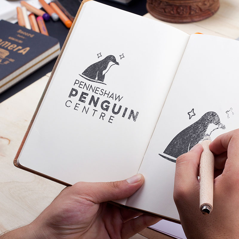 website design branding and graphics penneshaw penguin centre logo design wildlife park kangaroo island by wildlife plus